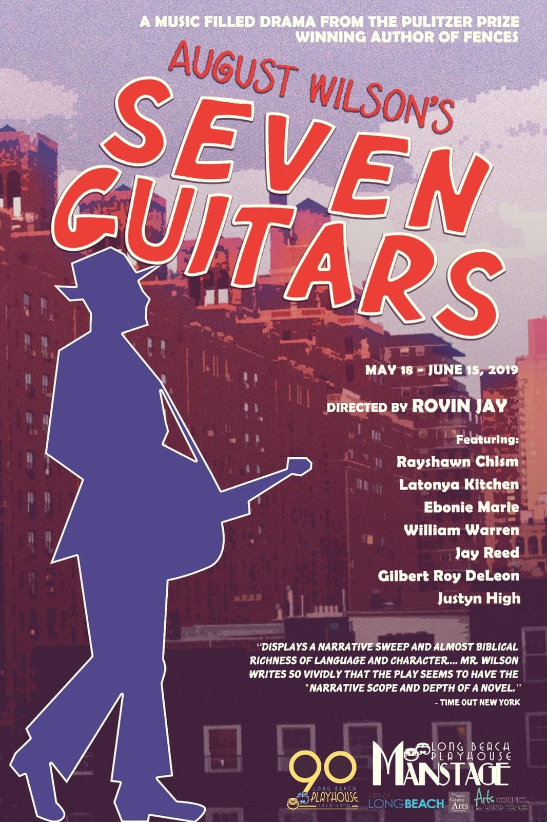 Seven Guitars — Production Poster